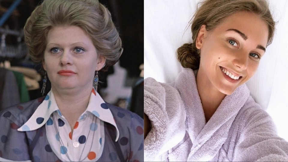 Ирине Муравевой на фотографии 30 лет. Фильм "Москва слезам не верит"