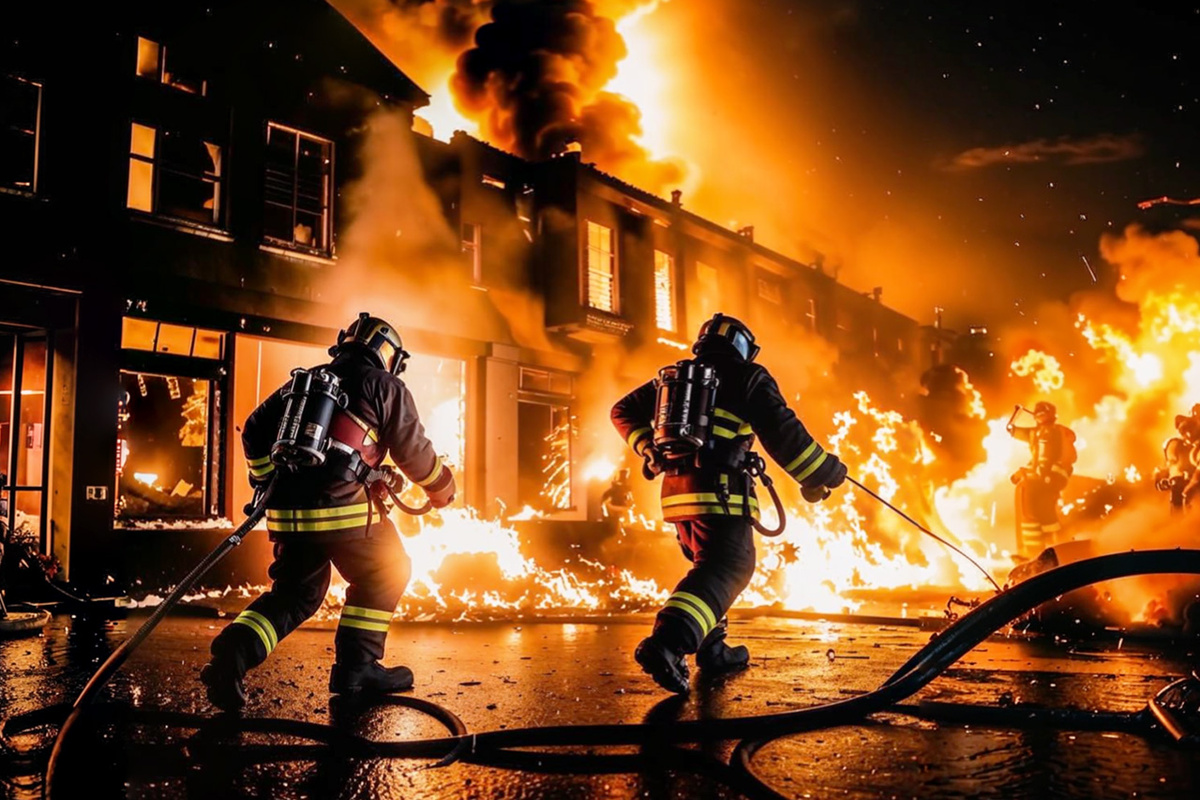Тела погибших пожарные нашли в жилом доме.  Фото: Изображение сгенерировано нейросетью Kandinsky 3.1