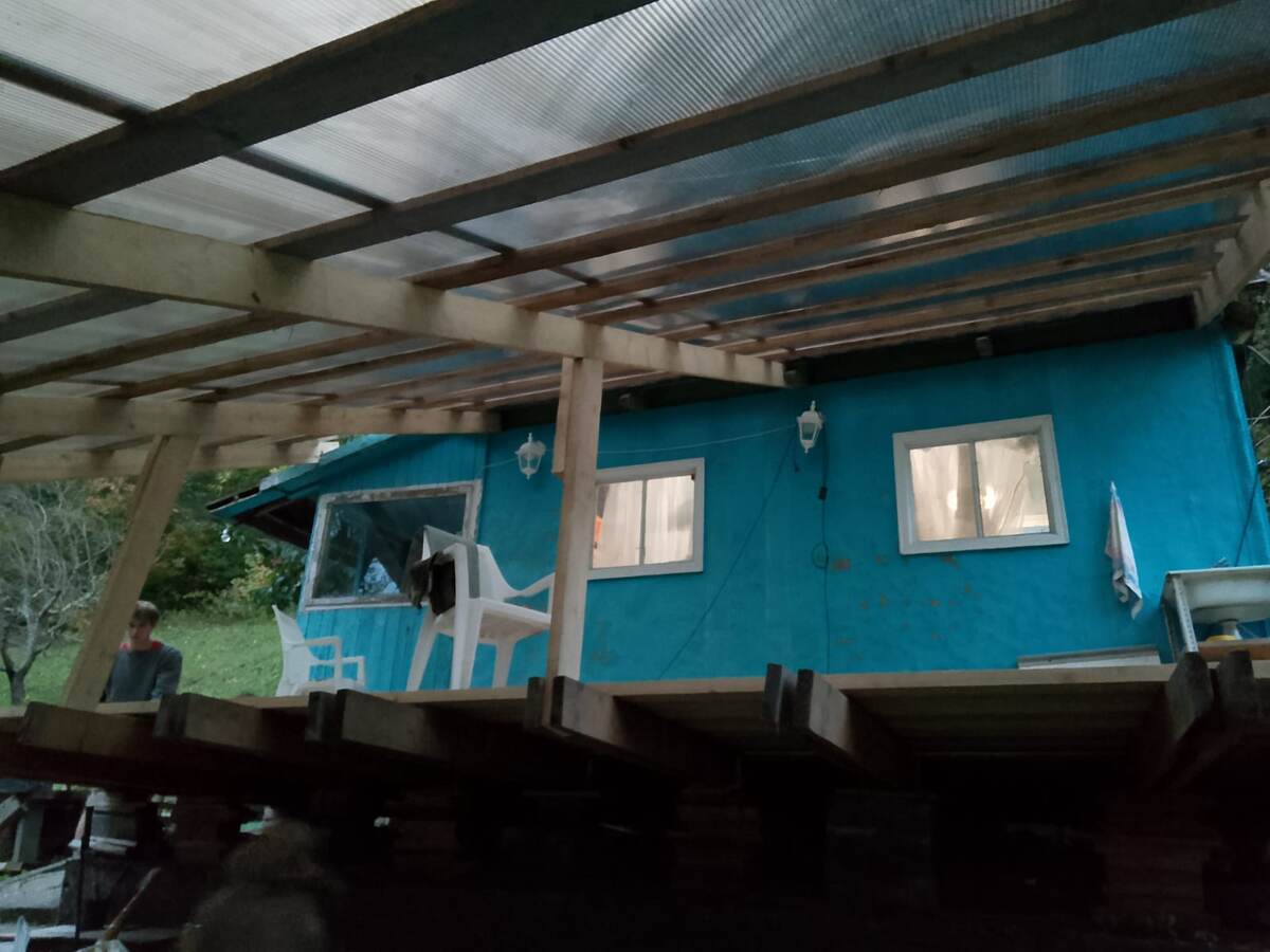 Временный навес