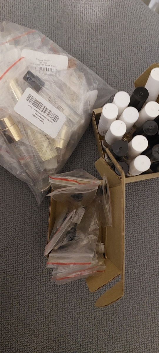 Это только часть пробников, купленных в этом году