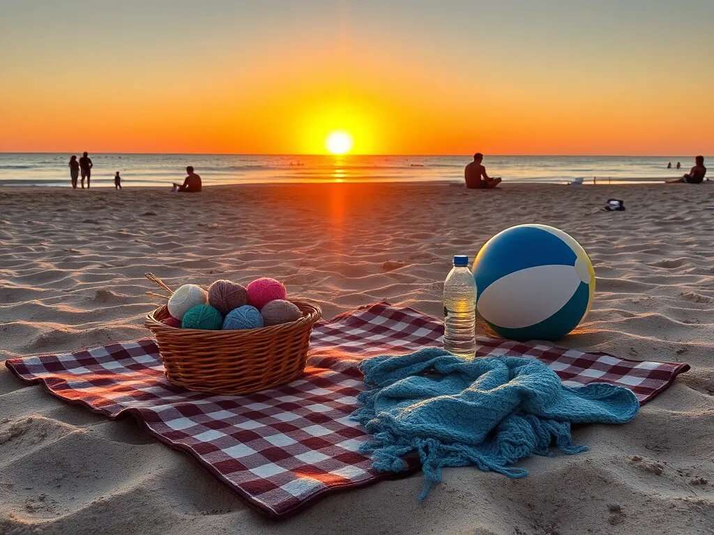 Изображение создано ИИ. На пляже можно не только загорать и отдыхать