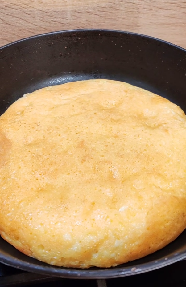 Кето-хачапури на сковороде.