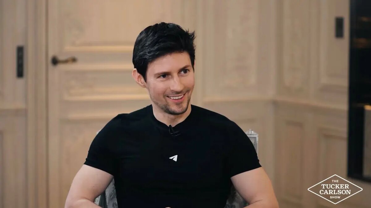    Павел Дуров. Фото: кадр интервью Павла Дурова на YouTube-канале Такера Карлсона