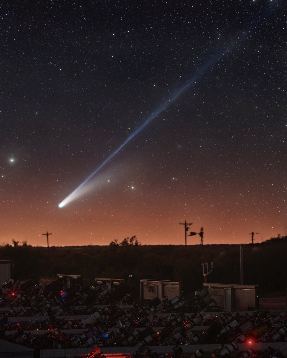 Комета A6 Lemmon. Bray Falls.