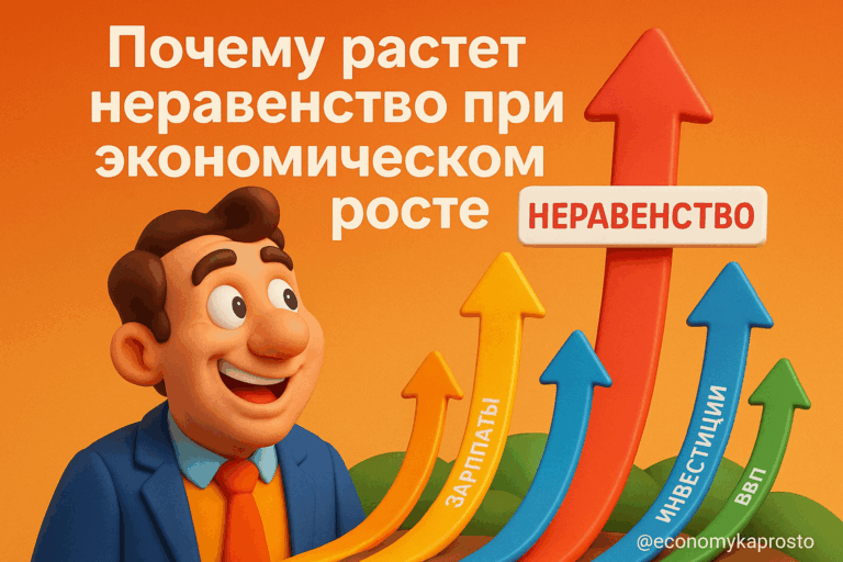    Почему растет неравенство при экономическом росте Экономика-просто