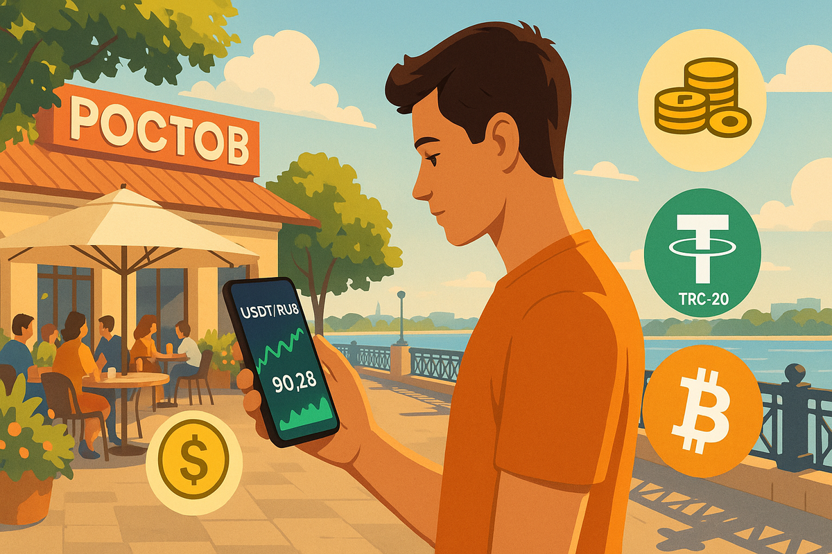 Южный характер рынка: спрос на наличные, доминирование USDT TRC-20 и практичный подход к обмену криптовалюты в Ростове-на-Дону.