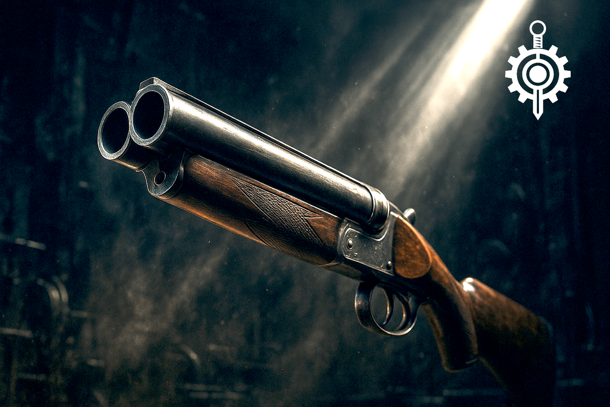 Два ствола, два заряда дроби, двойной урон, мгновенная смерть для всего, что оказалось перед тобой...