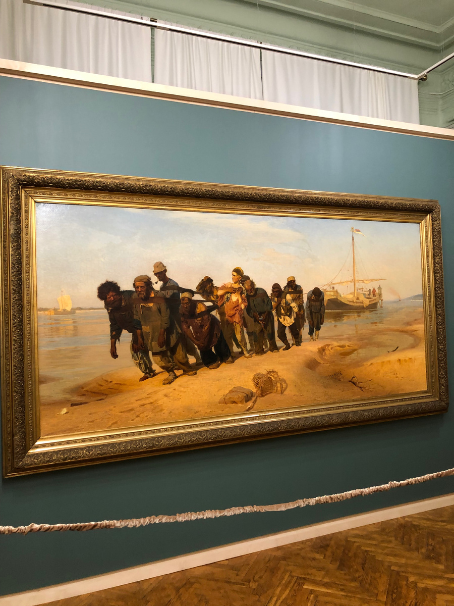 «Бурлаки на Волге». Фото автора.