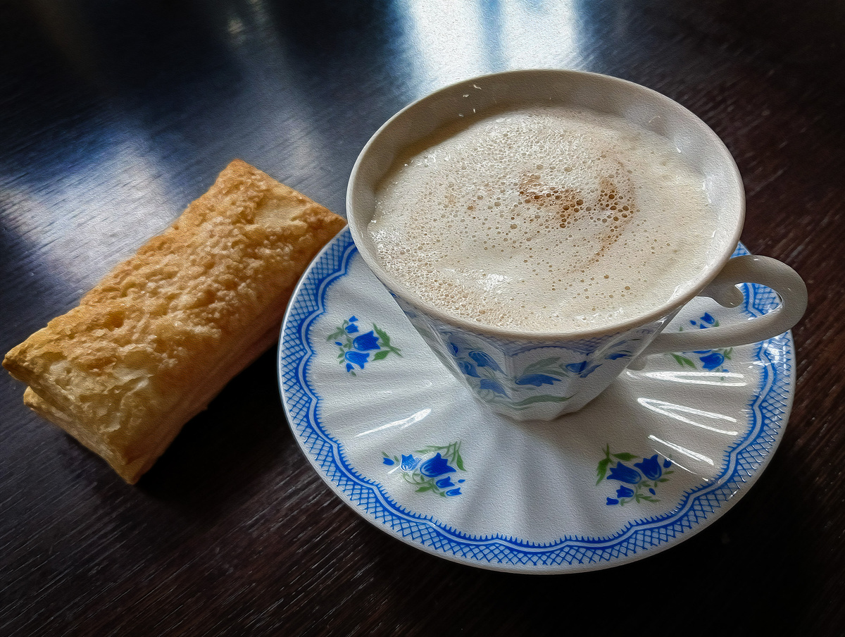 Мой любимый кофе с язычком