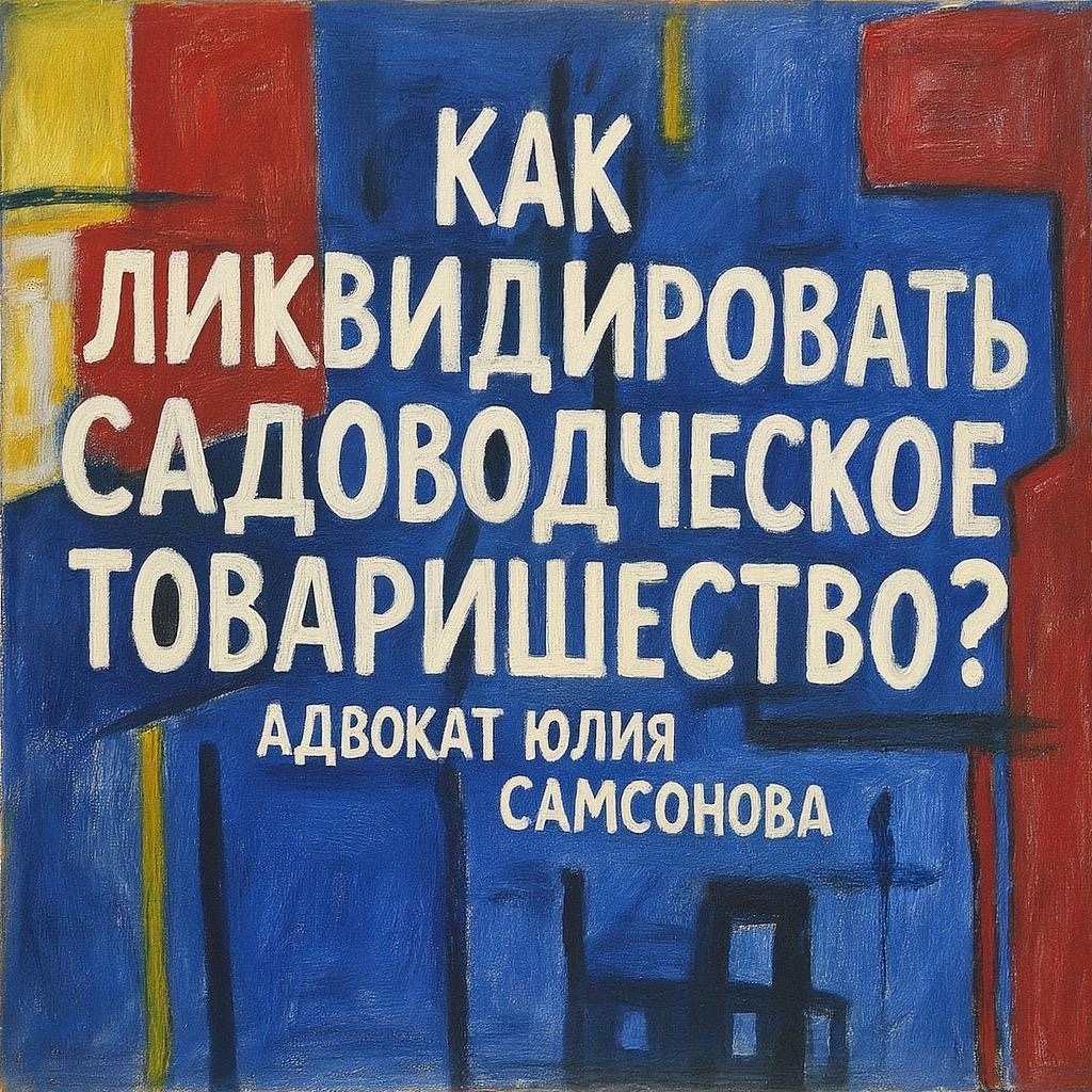 Как ликвидировать СНТ