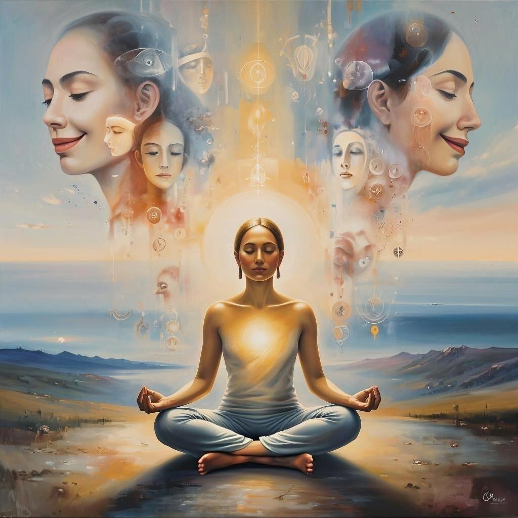 Всё начинается внутри. Сгенерированно ИИ.