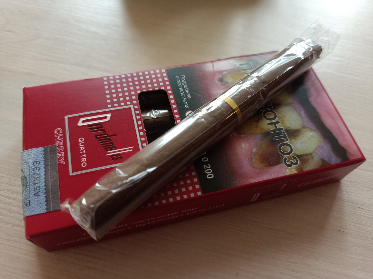 Dardanelles Quattro Cherry - сигарилла в пленке