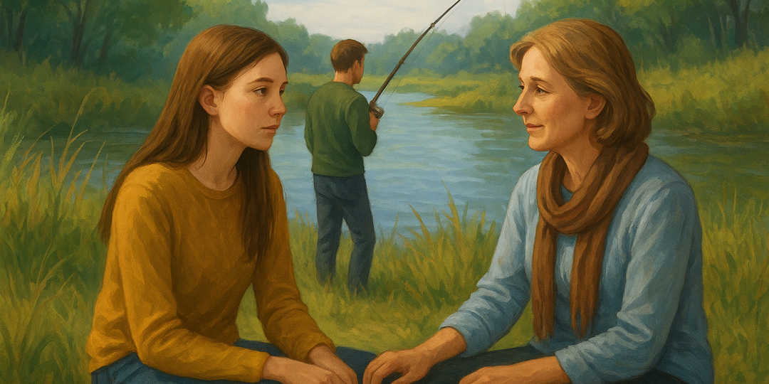 Мама на рыбалке. (рассказ)