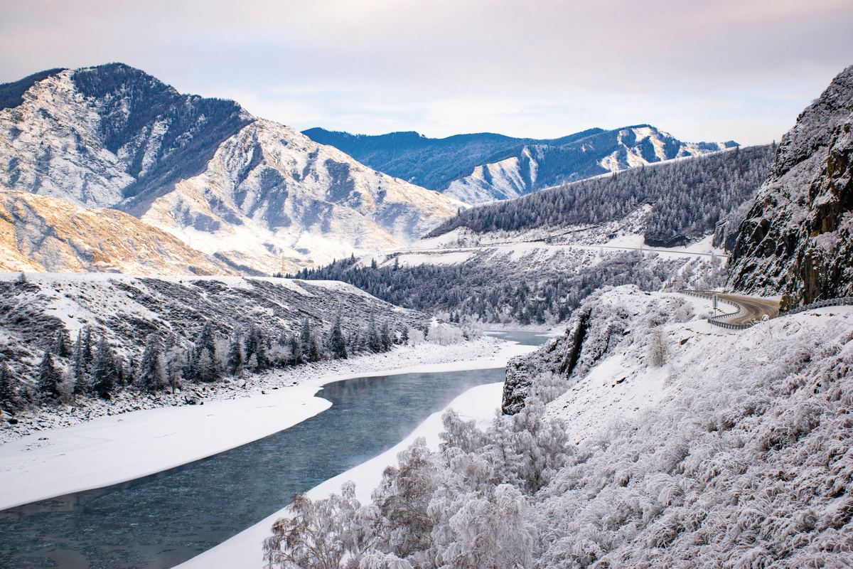 Зимний Алтай, фото из интернета