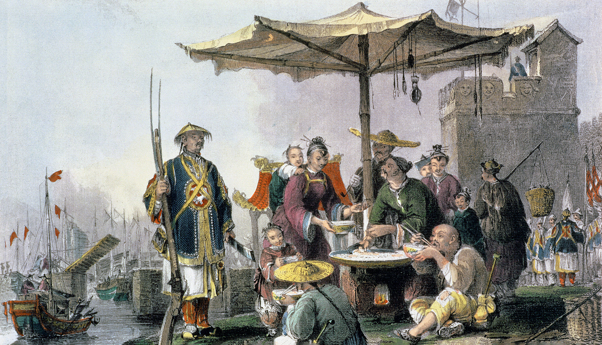 Торговцы рисом. Согласно одной из легенд, рецепт блюда принес от персов Александр Македонский после завоевания Согдийской столицы Мараканды