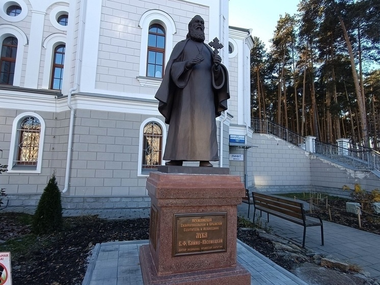     Памятник Луке Крымскому в Екатеринбурге. Фото: Николай Курилов / МК-Урал.
