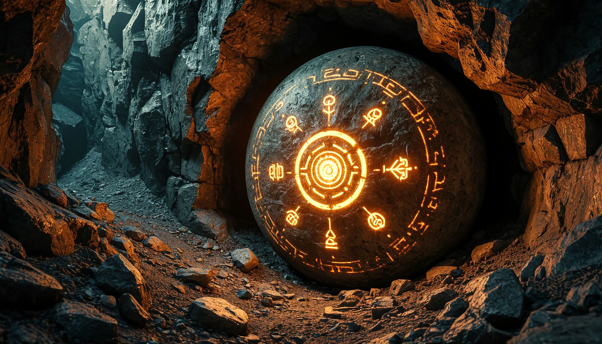 Символы на артефакте засветились.