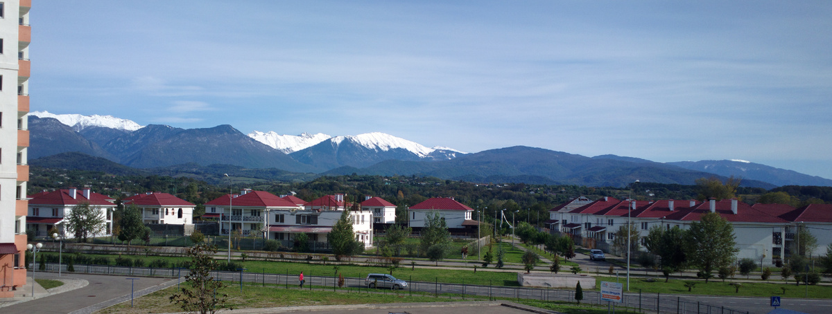 Зимний вид из окна нашей квартиры