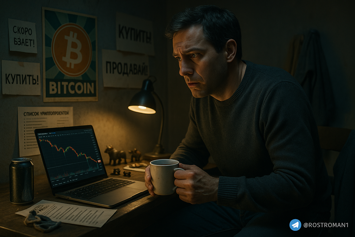   Стадное чувство в крипте: как страх и жадность приводят к массовым убыткам на рынке РоСТ | Роман о Системном Трейдинге
