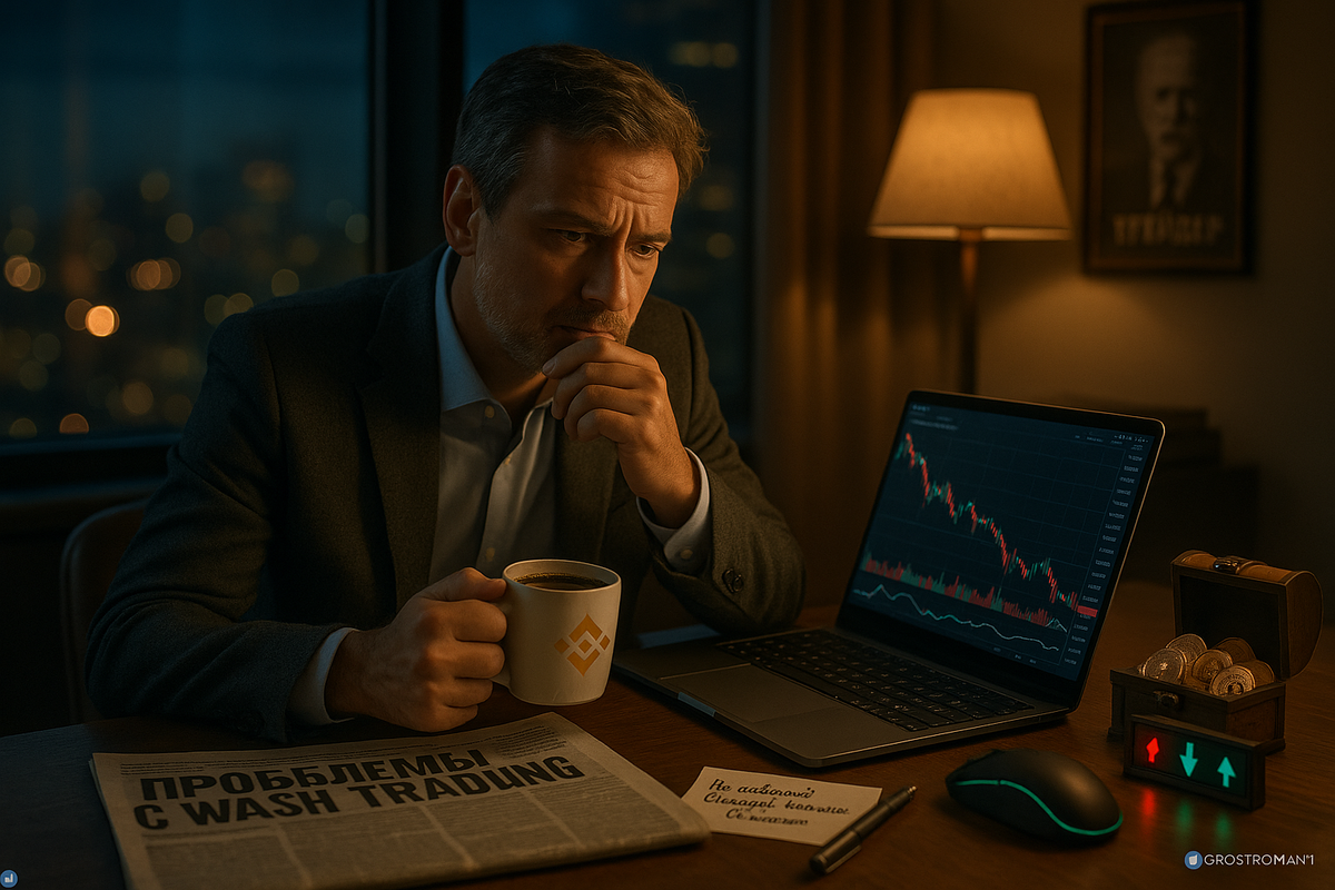    Биржевой стакан на криптобирже: 5 ловушек wash trading, которые оставят вас без денег РоСТ | Роман о Системном Трейдинге
