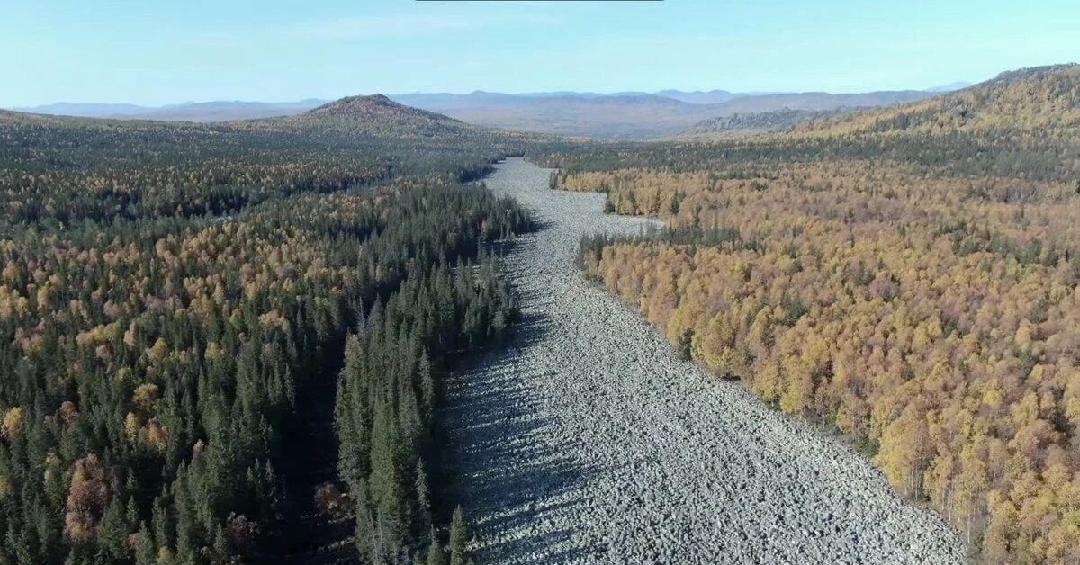 Каменная река в республике Башкортостан Белорецкий район