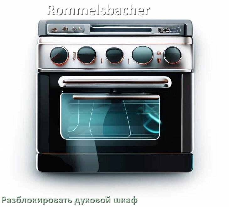 
Духовой шкаф Rommelsbacher как разблокировать и снять блокировку от детей