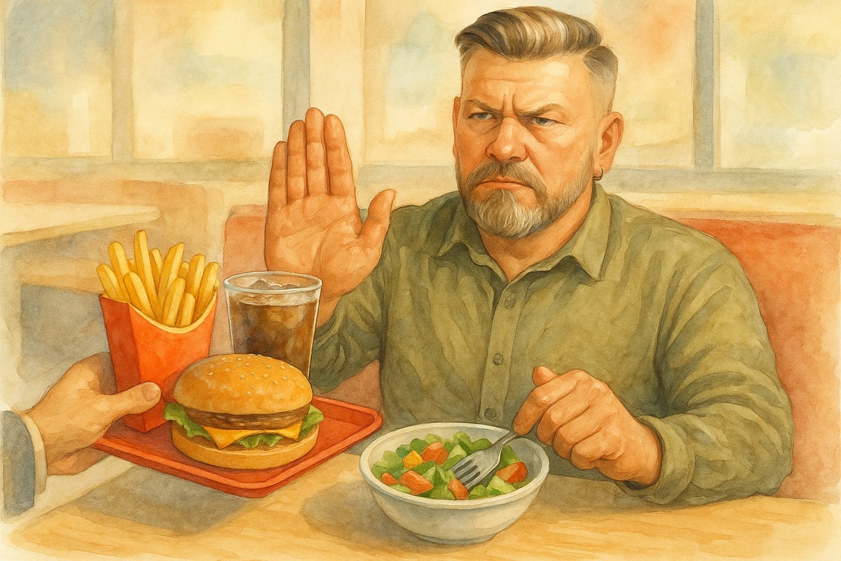 16 ноября — неофициальный День фаст-фуда. Повод не съесть бургер, а задуматься: почему спустя почти 100 лет слова Булгакова о «гадости» и «отраве» звучат еще актуальнее? И как нам, мудрым людям 50+, найти свой баланс между удовольствием и здоровьем?