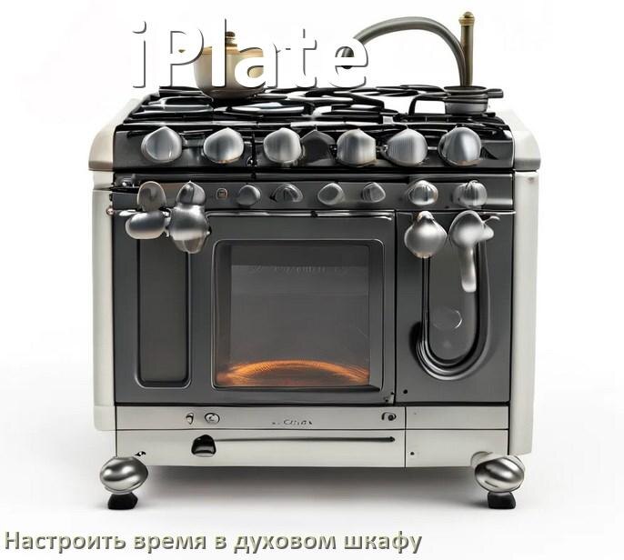 
Как в духовом шкафу iPlate настроить время и установить часы