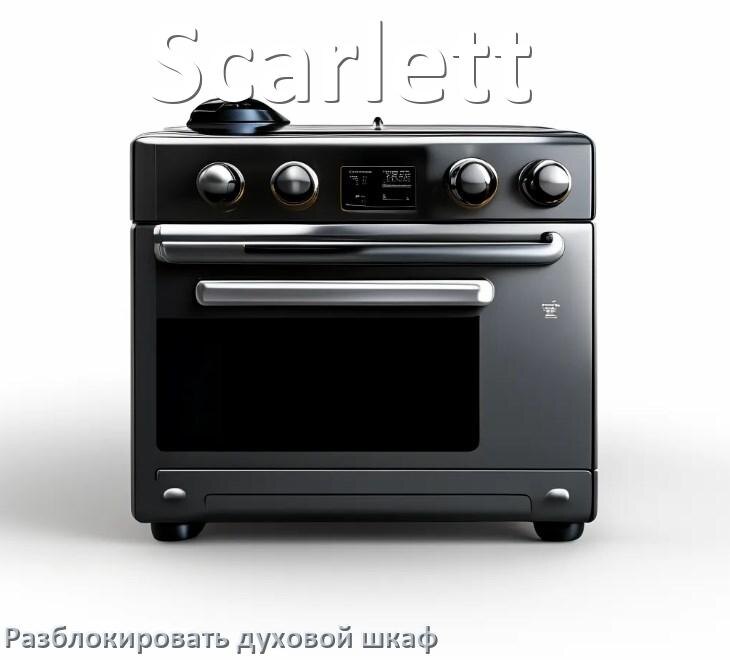 
Духовой шкаф Scarlett как разблокировать и снять блокировку от детей