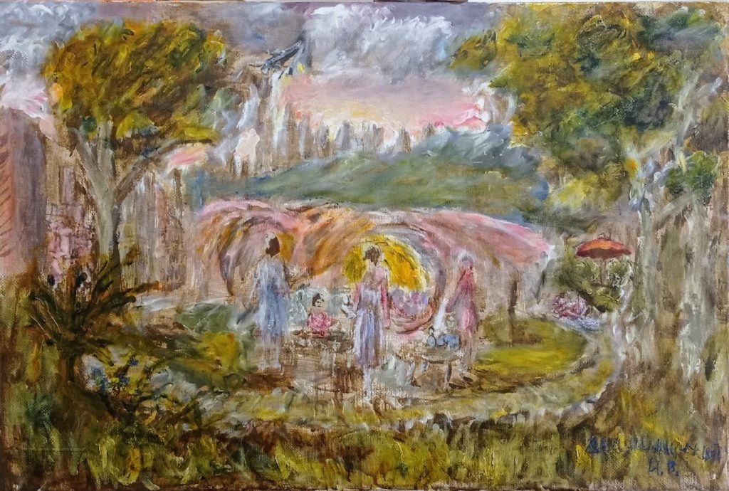     В Волжском «сонный» художник творит как Тициан
