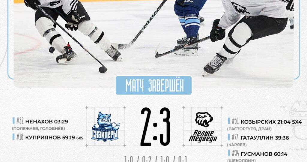 «Сибирские Снайперы» — «Белые Медведи»