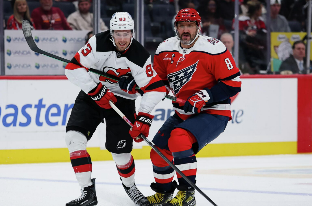 Александр Овечкин отличился в матче с "Нью-Джерси". Фото: НХЛ