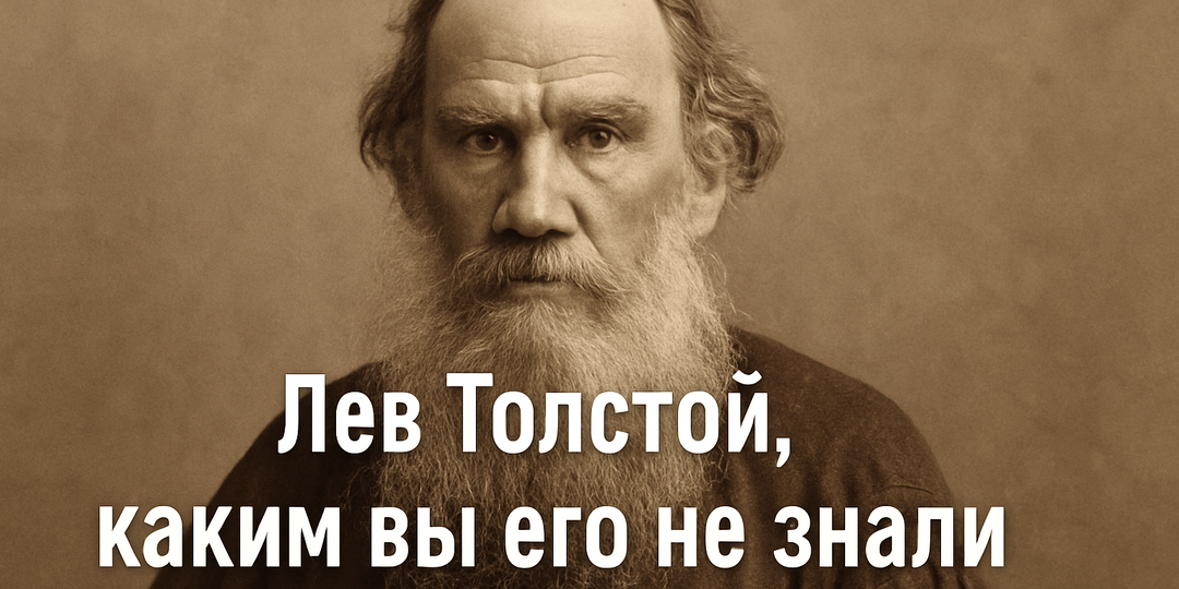 Лев Толстой, каким вы его не знали