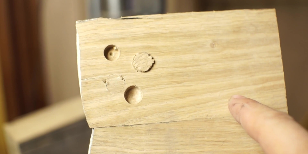 Как делать незаметные заглушки из дерева