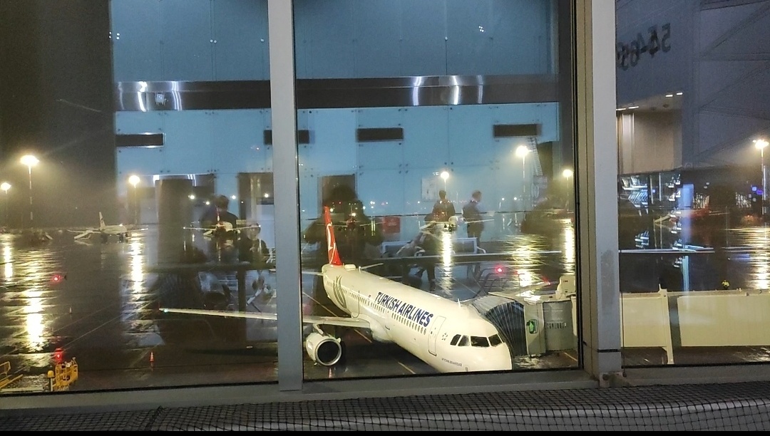 В ожидании посадки. 