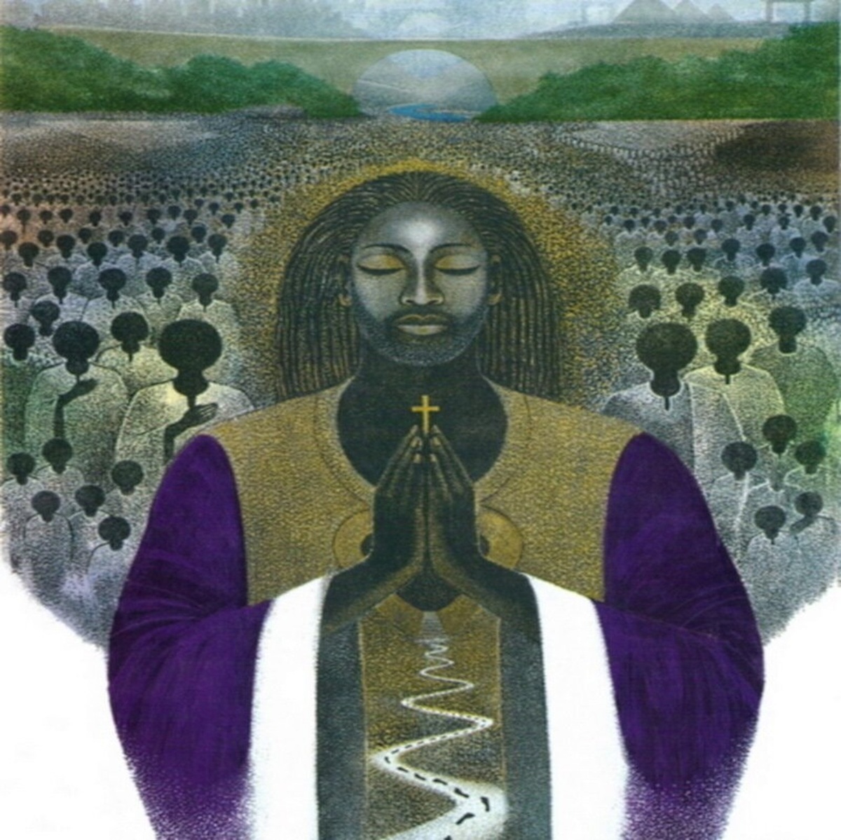 Икона Иисуса Уганда Фото из открытого доступа