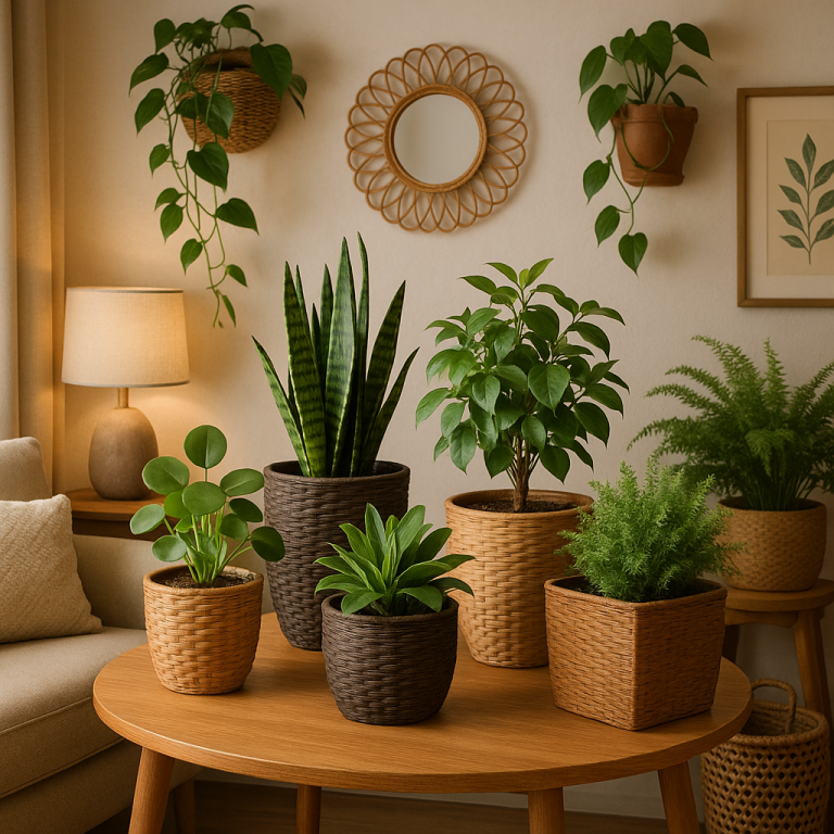    Как выбрать идеальное кашпо из искусственного ротанга для ваших комнатных растений: советы и идеи оформления Loza