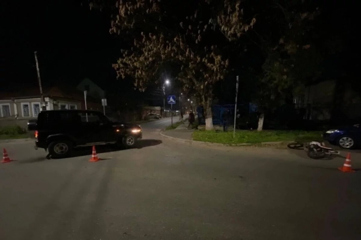    Питбайкерша спровоцировала аварию с иномаркой в Кисловодске