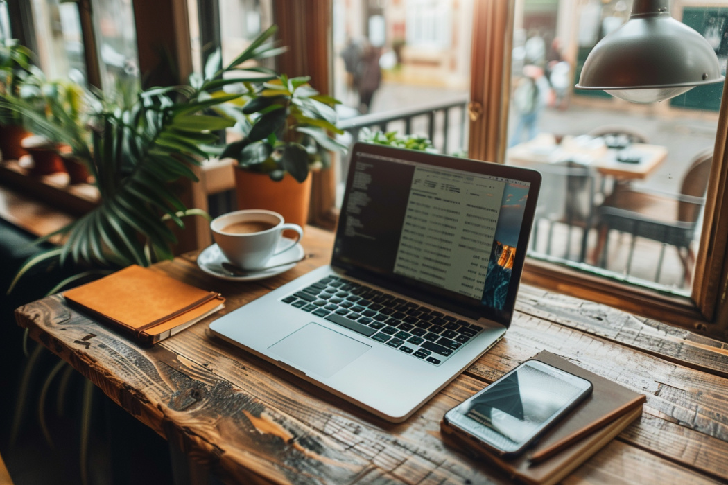 Кофейня, где рождаются идеи: 47 открытых вкладок, чашка кофе и вид на улицу — идеальная лаборатория для цифровой охоты за историями.