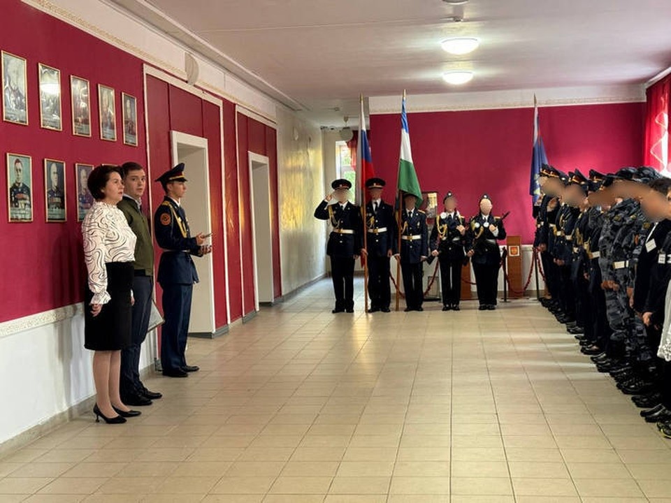 В школе действует кадетский класс, в котором учатся активные и спортивные мальчики и девочки. Фото: vk.com/ufa_school41