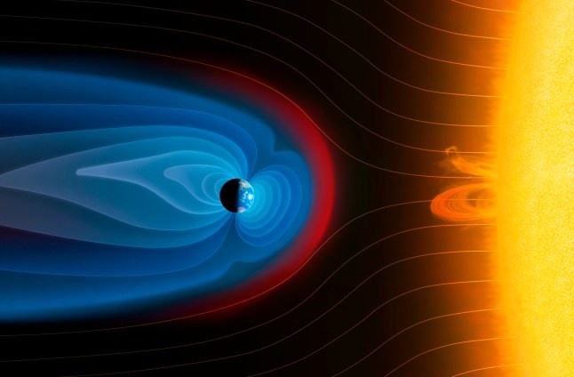 У Земли есть невидимый силовой щит, называемый магнитным полем (Фото: Getty Images/Science Photo Libra)