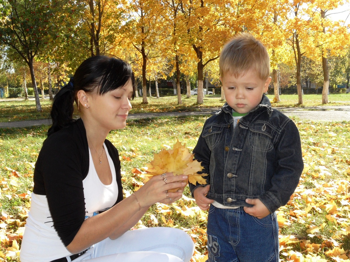 2010 год, с сыном