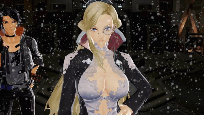 Gif картинка "Отрывок из трейлера игры God Eater 3"