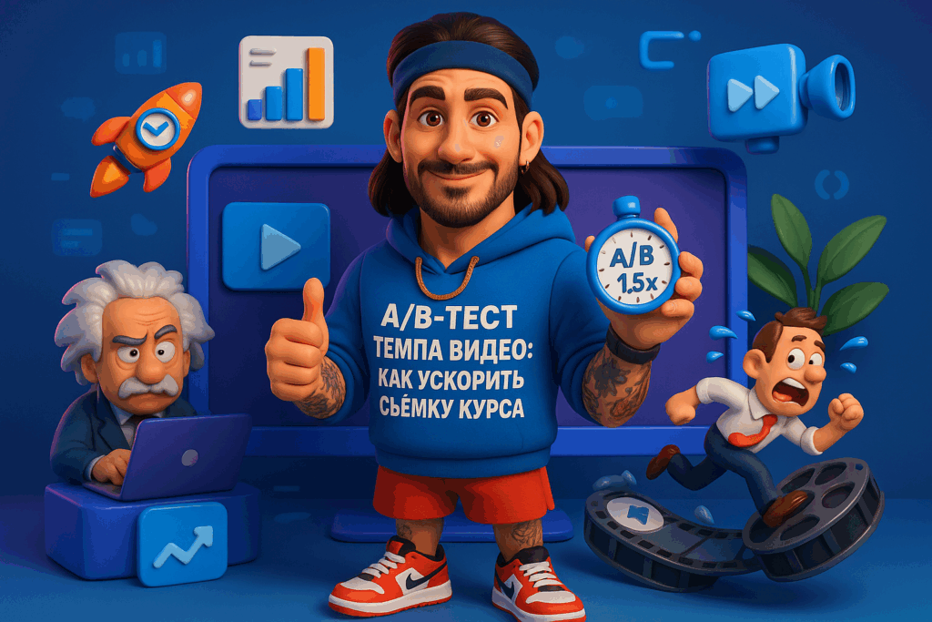   Хотите ускорить съёмку онлайн-курса? Узнайте, как A/B-тесты помогут оптимизировать темп видео и улучшить восприятие учащимися. schergin