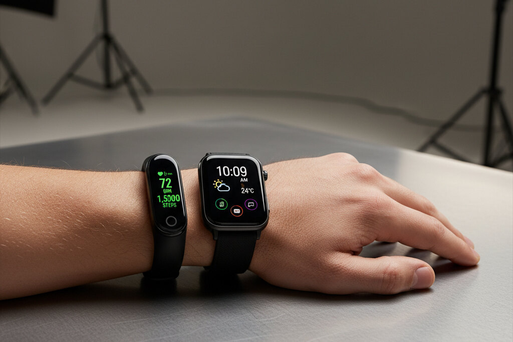     Чем фитнес-браслет отличается от смарт-часов