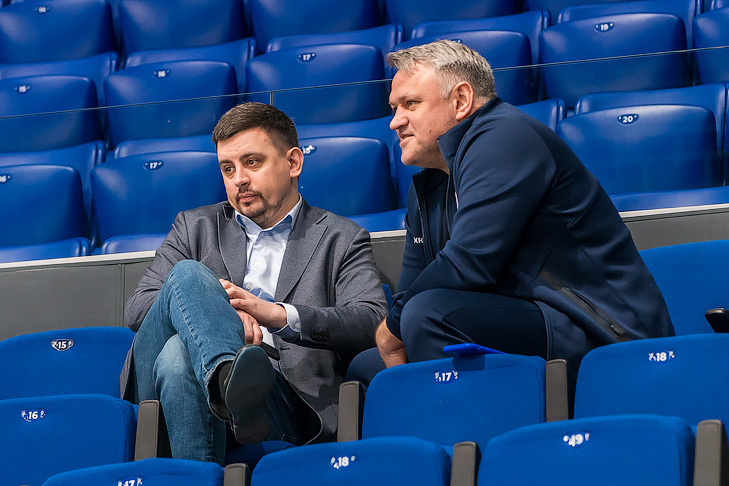    Генеральный менеджер ХК "Сибирь" Виктор Меркулов. Фото Андрей Заржецкий