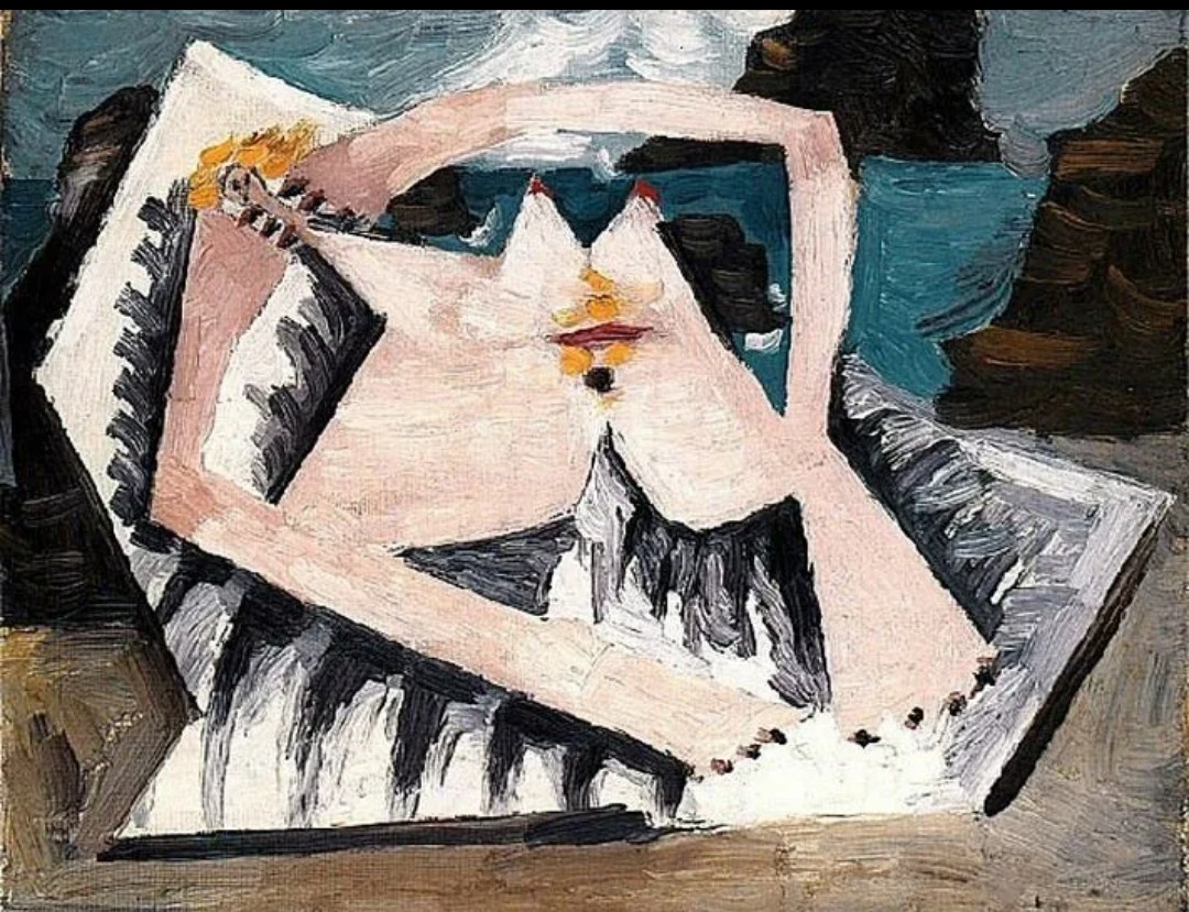 Пикассо. Купальщик 1928г