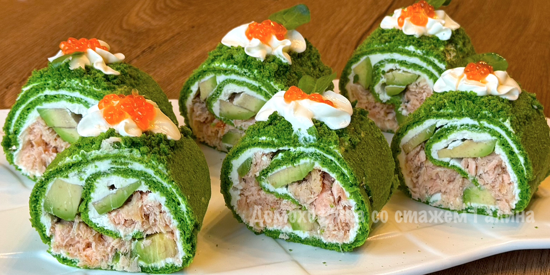 Праздничный рулет, от которого не откажутся даже те, кто против мучного