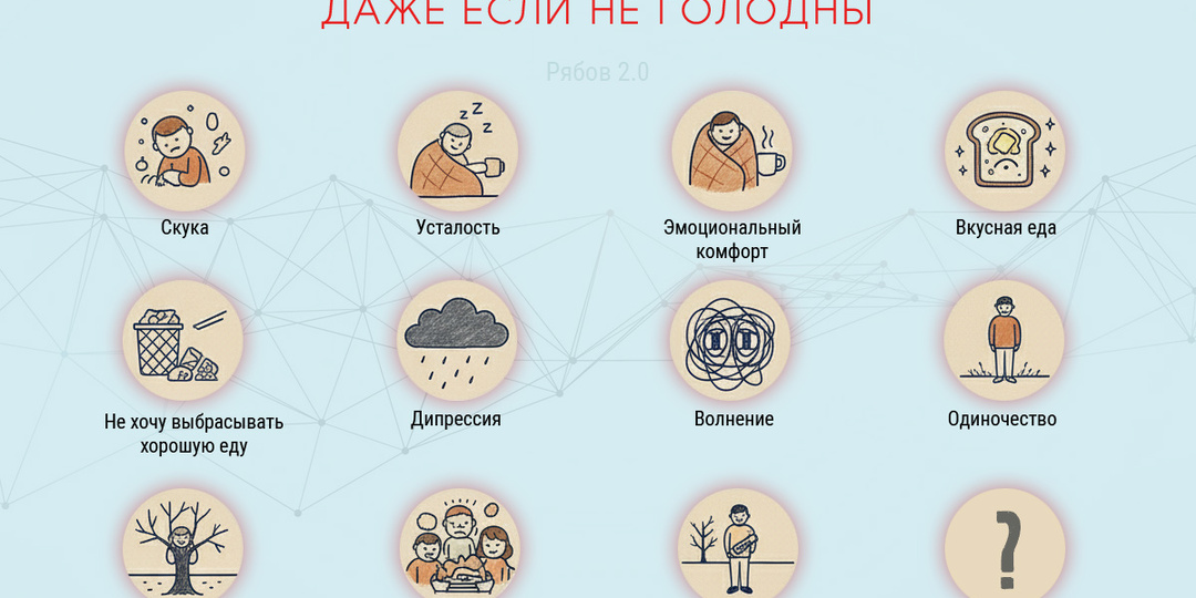 12 причин, по которым мы едим, даже если не голодны