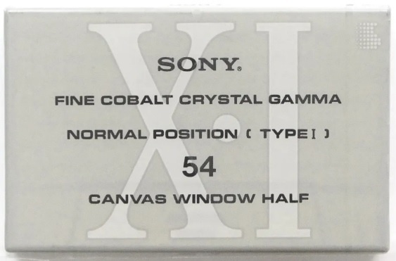 Обложка кассеты SONY X-I